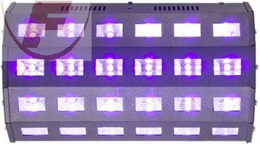 "UV24", Schwarzlicht-Lichteffekt 24x3W-UV-LEDs, 230V